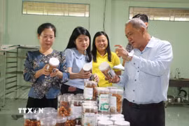 Thành phố Cần Thơ hiện có 903 sản phẩm OCOP từ 3 đến 5 sao. (Ảnh: Thu Hiền/TTXVN)