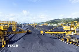 Một góc Công ty Tuyển than Cửa Ông, Quảng Ninh. (Ảnh: Đức Hiếu/TTXVN)