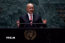 Cựu Tổng thống Iraq, ông Barham Salih, được chọn làm người đứng đầu Cao ủy Liên hợp quốc về người tị nạn (UNHCR). (Nguồn: AFP/TTXVN)
