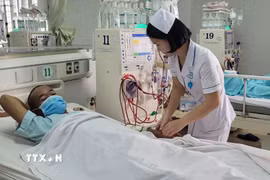 Chạy thân nhân tạo. (Ảnh minh họa: Hoàng Nhị/TTXVN)