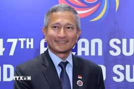 Bộ trưởng Ngoại giao Singapore Vivian Balakrishnan. (Ảnh: TTXVN phát)
