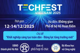 Techfest Việt Nam 2025 lần đầu tổ chức không gian mở tại Phố đi bộ Hoàn Kiếm