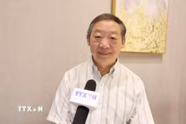Giáo sư Chu Chấn Minh, Viện trưởng Danh dự Viện Nghiên cứu Nam Á-Đông Nam Á thuộc Viện Khoa học Xã hội tỉnh Vân Nam (Trung Quốc) trả lời phỏng vấn phóng viên TTXVN tại Trung Quốc. (Ảnh: Công Tuyên/TTXVN)