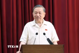 Tổng Bí thư, Chủ tịch nước Tô Lâm phát biểu. (Ảnh: Thống Nhất/TTXVN)
