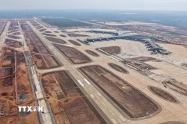 Khu vực Sân bay Long Thành. (Ảnh: Công Phong/TTXVN)