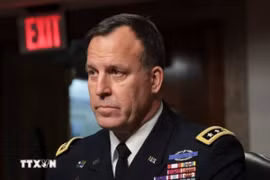 Tư lệnh Bộ Chỉ huy trung tâm Mỹ (CENTCOM), Tướng Michael Kurilla. (Ảnh: Getty Images/TTXVN)
