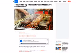 Bài viết đăng tải trên trang mạng euronews.com ngày 30/7/2026. (Ảnh: TTXVN phát)