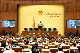 Phó Chủ tịch Quốc hội Nguyễn Khắc Định phát biểu. (Ảnh: Doãn Tấn/TTXVN)