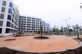 Thực hiện rà soát quỹ đất 20% dành để xây dựng nhà ở xã hội trong dự án nhà ở thương mại. (Ảnh: Tuấn Anh/TTXVN)