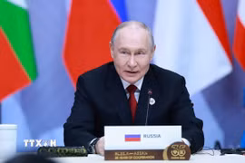 Dự luật cũng đề xuất các biện pháp trừng phạt nhằm vào Tổng thống Nga Vladimir Putin. (Ảnh: Dương Giang/TTXVN)