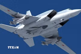 Máy bay ném bom chiến lược Tu-22M3 của Nga. (Ảnh: Defenseworld/TTXVN)
