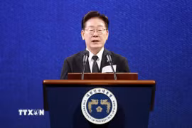 Tổng thống Hàn Quốc Lee Jae Myung. (Ảnh: Yonhap/TTXVN phát)