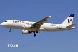 Máy bay của hãng hàng không Iran Air. (Ảnh: IRNA/TTXVN)