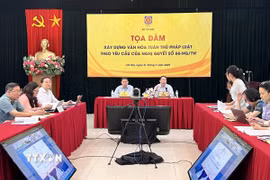 Quang cảnh Tọa đàm. (Ảnh: Đỗ Bình/TTXVN)