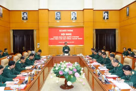 Quang cảnh hội nghị. (Nguồn: Báo Quân đội Nhân dân)
