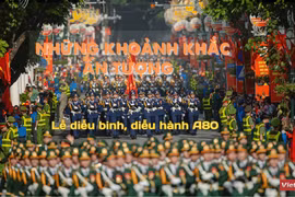 Những khoảnh khắc ấn tượng tại Lễ diễu binh, diễu hành A80