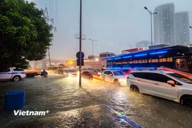 Nhiều khu vực có mưa dông, cục bộ có nơi mưa to đến rất to. (Ảnh minh họa: Hoài Nam/Vietnam+)