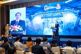 Trung tâm Internet Việt Nam (VNNIC) - Bộ Khoa học và Công nghệ tổ chức Hội nghị VNNIC Internet Conference 2025. (Ảnh: Minh Sơn/Vietnam+)