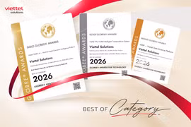 Ba sản phẩm tham dự của Viettel Solution đều được trao danh hiệu “Best of Category."