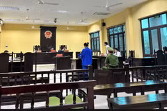Toàn cảnh phiên tòa. (Ảnh: TTXVN phát)