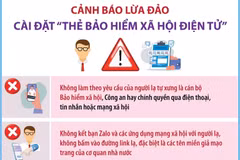Cảnh báo lừa đảo cài đặt “thẻ Bảo hiểm xã hội điện tử” 