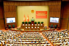 Toàn cảnh Hội nghị toàn quốc quán triệt, triển khai thực hiện Nghị quyết Trung ương 4 tại điểm cầu Trung tâm-Phòng họp Diên Hồng, Nhà Quốc hội, Hà Nội. (Ảnh: Phương Hoa/TTXVN)