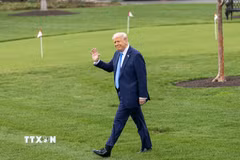 Tổng thống Mỹ Donald Trump tại Nhà Trắng. (Ảnh: THX/TTXVN)