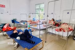 158 trường hợp đang tiếp tục điều trị tại các cơ sở y tế. (Ảnh: TTXVN phát)