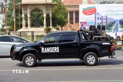 (Tư liệu) Binh sỹ Pakistan tuần tra. (Ảnh: THX/TTXVN)