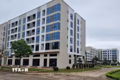 Dự án nhà ở xã hội đã hoàn thành và được đưa vào sử dụng trên địa bàn tỉnh Phú Thọ. (Ảnh: Đào An/TTXVN)