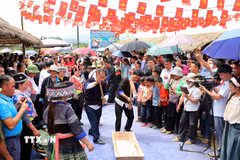 Bản du lịch cộng đồng Tù Lu-Tìa Ló, xã Pu Nhi, tỉnh Điện Biên có nhiều hoạt động mang đậm bản sắc văn hóa vùng cao. (Ảnh: Trung Kiên/TTXVN)
