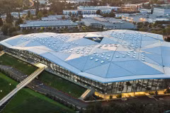 Tòa nhà Endeavor, nằm trong tổ hợp trụ sở chính của tập đoàn công nghệ Nvidia tại Santa Clara, California (Mỹ).