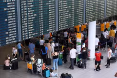 Sân bay Franz-Josef-Strauss ở Munich, Đức. (Ảnh: Tagesspiegel/TTXVN)
