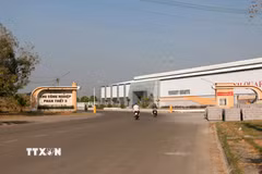Khu công nghiệp Phan Thiết II, phường Bình Thuận, Lâm Đồng. (Ảnh: Nguyễn Thanh/TTXVN)