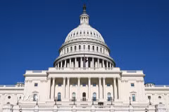 Tòa nhà Quốc hội Mỹ tại Washington, D.C. (Ảnh: THX/TTXVN phát)