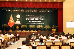 Quang cảnh phiên khai mạc Kỳ họp. (Ảnh: Xuân Khu/TTXVN)