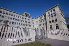 Trụ sở WTO tại Geneva, Thụy Sỹ. (Ảnh: THX/TTXVN)