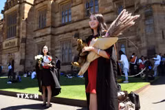 Sinh viên tại Đại học Sydney, Australia. (Ảnh: AFP/ TTXVN)