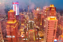 Thủ đô Bình Nhưỡng, Triều Tiên. (Ảnh: Yonhap/TTXVN)