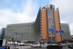 Trụ sở Ủy ban châu Âu ở Brussels, Bỉ. (Ảnh: THX/TTXVN)