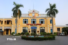 Ga Hải Phòng là nơi đầu tiên đón Bác Hồ về thăm thành phố Hải Phòng. (Ảnh: Minh Thu/TTXVN)
