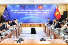 Phiên họp lần thứ 7 Ủy ban hỗn hợp Việt Nam-EU. (Ảnh: An Đăng/TTXVN)
