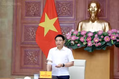 Phó Thủ tướng Nguyễn Văn Thắng, Trưởng Ban Chỉ đạo điều hành giá chủ trì cuộc họp đánh giá kết quả công tác quản lý, điều hành giá 8 tháng đầu năm 2026. (Ảnh: chinhphu.vn/TTXVN phát)