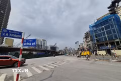 Nút giao La Thành-Giảng Võ. Ảnh: (Nguyễn Thắng/TTXVN)