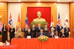 Chính thức ký kết Hiệp định Thương mại Tự do Việt Nam-EFTA (VEFTA). (Ảnh: BCT/Vietnam+)