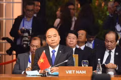 Thủ tướng Nguyễn Xuân Phúc dự Hội nghị Cấp cao Đông Á lần thứ 12. (Ảnh: Thủ tướng/TTXVN)