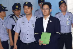 Người thừa kế Tập đoàn Samsung Lee Jae-yong bị kết án 2,5 năm tù giam