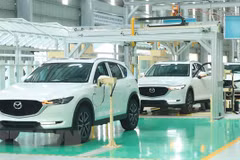 Nhà máy Thaco Mazda của Công ty Cổ phần ôtô Trường Hải. (Ảnh: Thống Nhất/TTXVN)