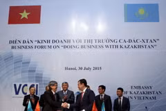 Diễn đàn doanh nghiệp “Kinh doanh với thị trường Kazakhstan”. (Ảnh minh họa: Tuấn Anh/TTXVN)