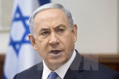 Thủ tướng Israel Benjamin Netanyahu. (Nguồn: AFP/TTXVN)